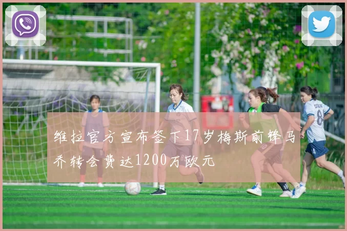 维拉官方宣布签下17岁梅斯前锋马乔转会费达1200万欧元